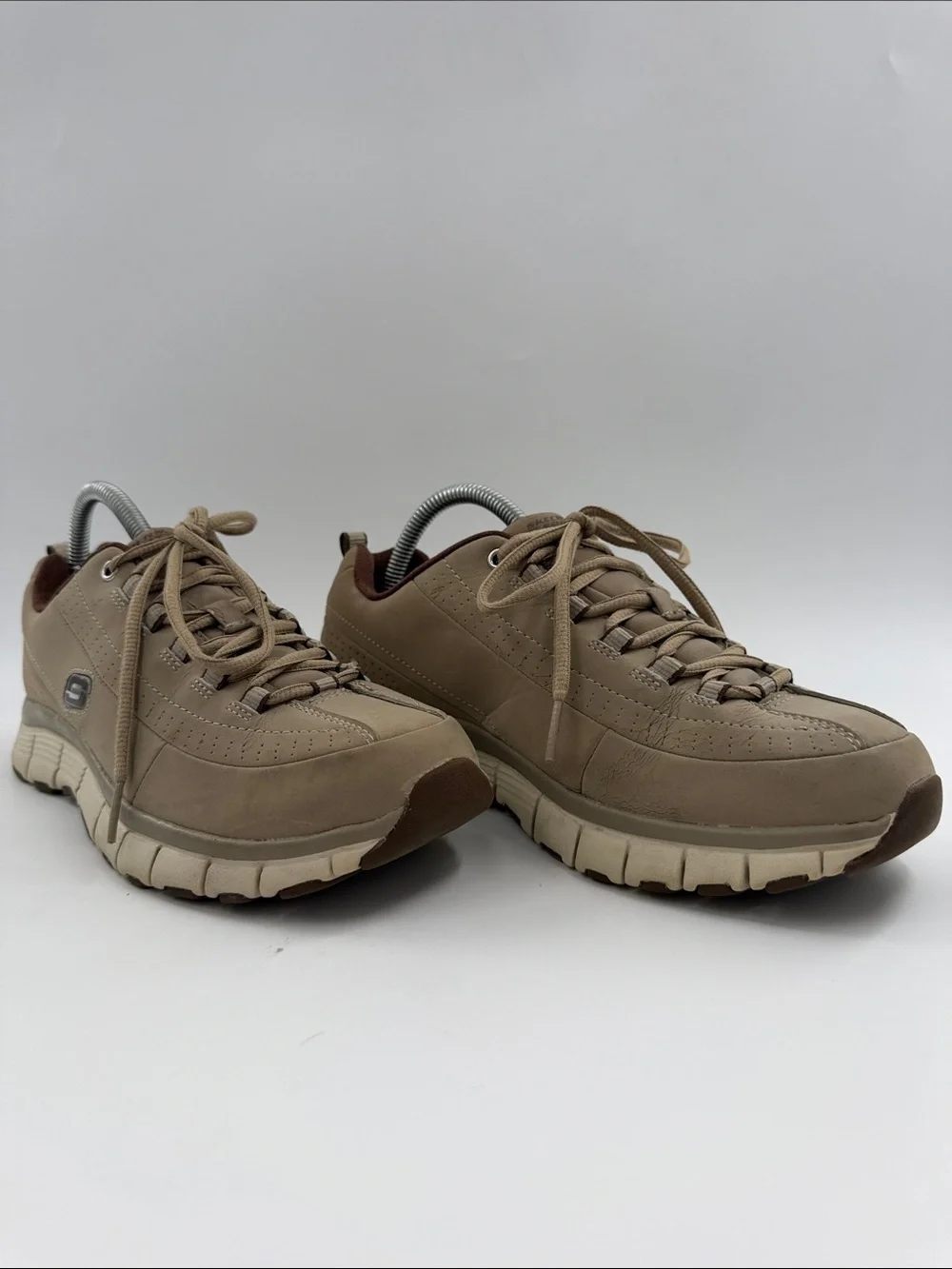 Skechers Sport Flex Fit Women's Beige Shoes Size 9.0 SN (11662)